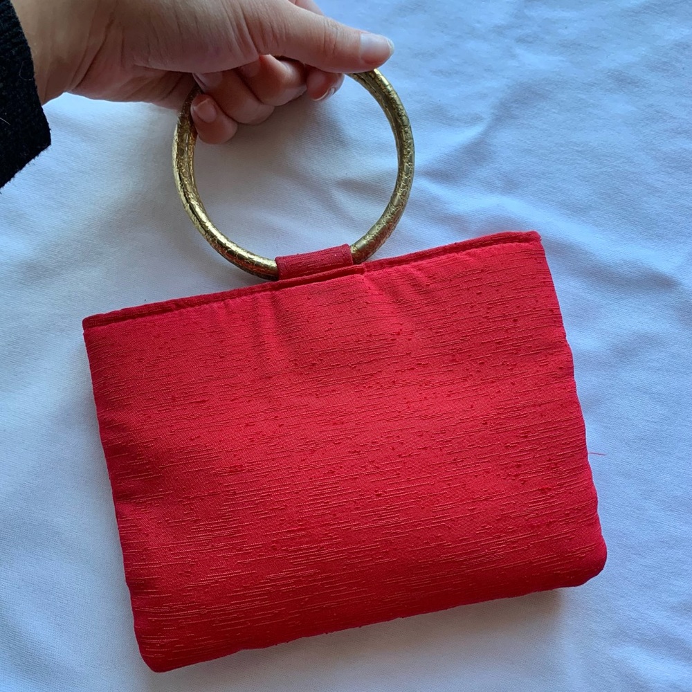 Vintage Mini Red Clutch